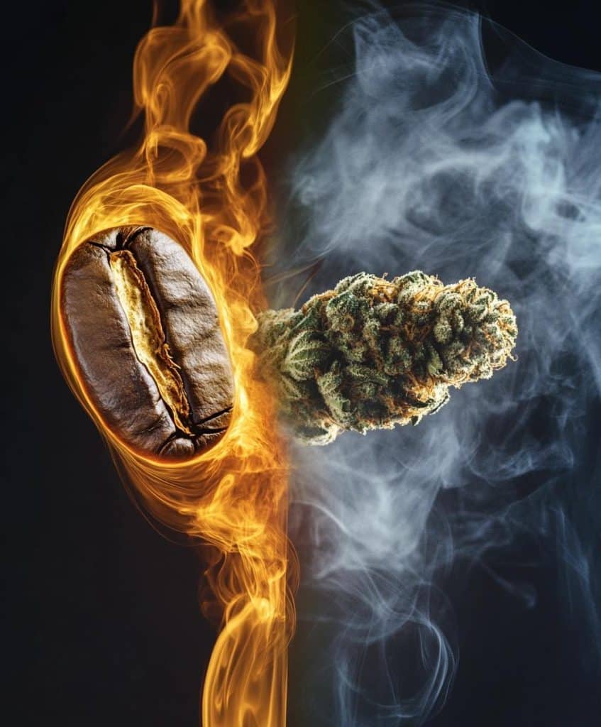 Cannabis and Coffee, THC and Caffeine, Best Cannabis Strains for Coffee, Cannabis Effects, Coffee and Weed